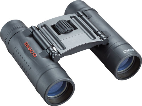 TASCO BINOCULAR ESSENTIALS - 10X25 ROOF PRISM BLACK — view 1