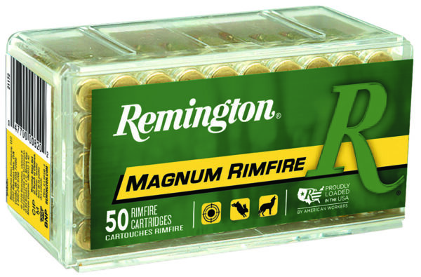 Remington Ammunition 21170 Magnum Rimfire  22WMR 40gr Jacketed Hollow Point 50 Per Box/40 Case — view 1
