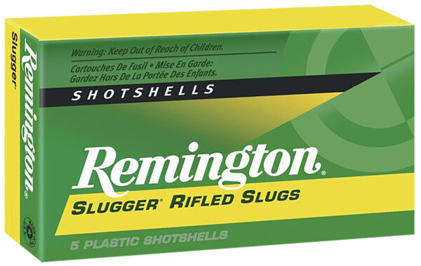 Remington Ammunition 20302 Slugger  12 Gauge 2.75" 1 oz Rifled Slug Shot 5 Per Box/ 50 Cs — view 1