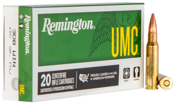 Remington Ammunition 23715 UMC  308Win 150gr Full Metal Jacket 20 Per Box/10 Case — view 1