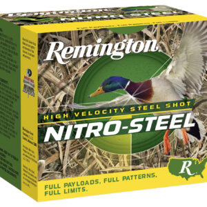 Remington Ammunition 20794 Nitro-Steel High Velocity 12Gauge 3" 1 1/4oz BBShot 25 Per Box/10 Case