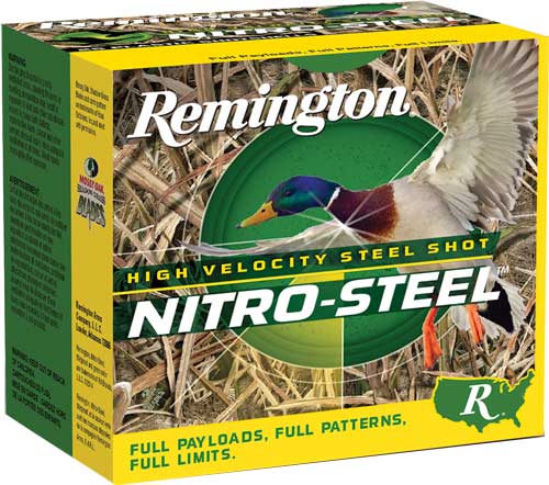 REMINGTON NITRO-STEEL 12GA 3" - #3 1-1/4OZ 1450FPS 25RD 10BX/C — view 1