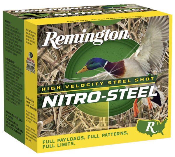 Remington Ammunition 20802 Nitro-Steel High Velocity 12Gauge 3" 1 1/4oz 4Shot 25 Per Box/10 Case — view 1