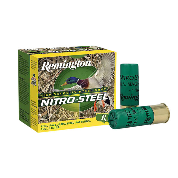 Remington Ammunition 20864 Nitro-Steel High Velocity 12Gauge 3" 1 3/8oz 4Shot 25 Per Box/10 Case — view 1