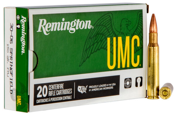 Remington Ammunition 23699 UMC  30-06Springfield 150gr Full Metal Jacket 20 Per Box/10 Case — view 1
