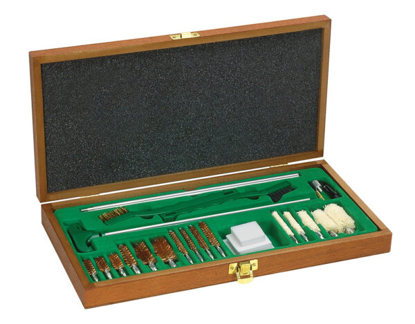 Remington Accessories 19054 Sportsman Cleaning Kit Multi-Caliber Multi-Gauge/27 Pieces/Wood Case — view 1