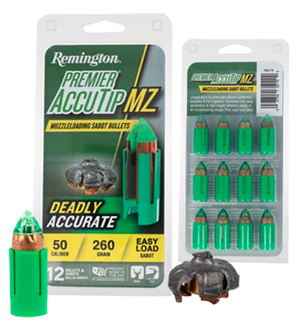 Remington Ammunition R20179 Premier AccuTip  50Cal 260gr Sabot Slug 12 Per Box/12 Case — view 1