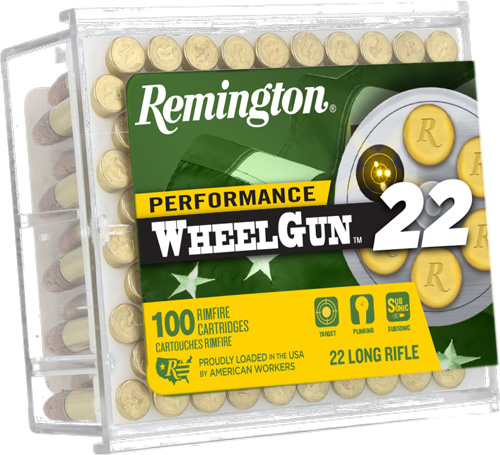 REMINGTON WHEELGUN 22LR 39GR - TCLD 100RD 50BX/CS — view 1