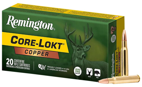 Remington Ammunition R27853 Core-Lokt Copper 30-06Springfield 150gr Copper Hollow Point 20 Per Box/10 Case — view 1