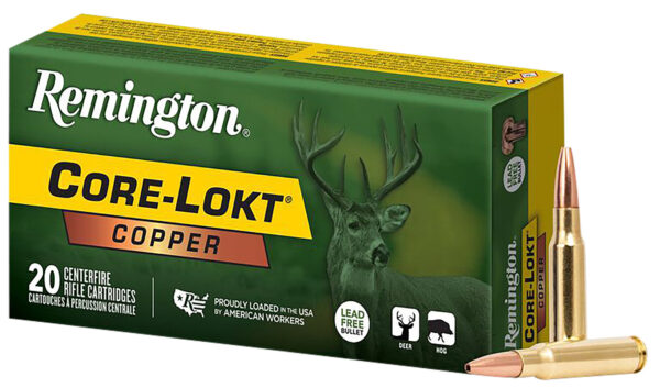 Remington Ammunition R27854 Core-Lokt Copper 308Win 150gr Copper Hollow Point 20 Per Box/10 Case — view 1
