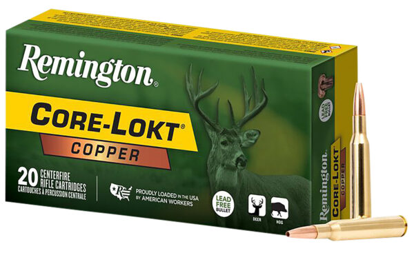 Remington Ammunition R27856 Core-Lokt Copper 243Win 85gr Copper Hollow Point 20 Per Box/10 Case — view 1