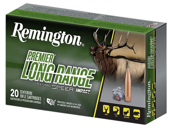 Remington Ammunition R28828 Premier Long Range 6.5PRC 140gr Speer Impact 20 Per Box/10 Case — view 1