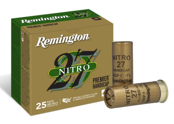 Remington Ammunition 20227 Premier Nitro 27 Handicap 12 Gauge 2.75" 1 oz 7.5 Shot 25 Per Box/ 10 Cs — view 1