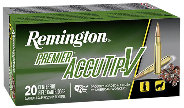Remington Ammunition 29192 Premier Accutip-V 223Rem 55gr AccuTip V 20 Per Box/10 Case — view 1