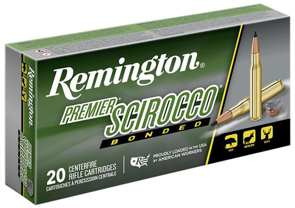 Remington Ammunition 29345 Premier Scirocco Bonded 300WSM 180gr Swift Scirocco Bonded 20 Per Box/10 Case — view 1