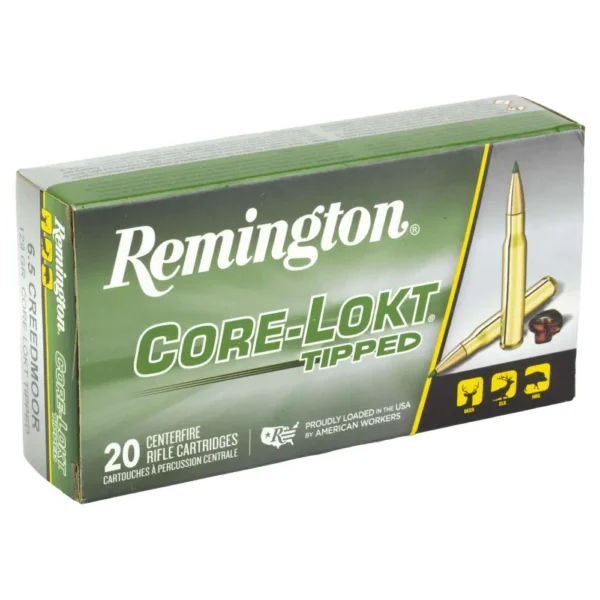 REMINGTON 6.5 CREEDMOOR 129GR CORE-LOKT TIPPED 20RD (10 BOX CASE) — view 1