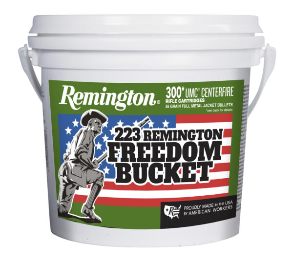 Remington Ammunition 23897 UMC Freedom Bucket 223Rem 55gr Full Metal Jacket 300 Per Box/4 Case — view 1