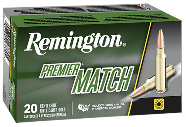 Remington Ammunition 27661 Premier Match 6.5Creedmoor 140gr Sierra MatchKing BTHP 20 Per Box/10 Case — view 1