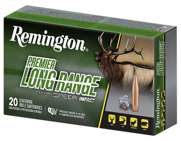 Remington Ammunition R21346 Premier Long Range 300WinMag 190gr Speer Impact 20 Per Box/10 Case — view 1