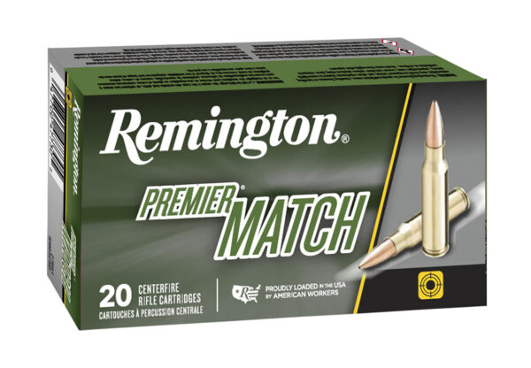 Remington Ammunition 21201 Premier Match 224Valkyrie 90gr Sierra MatchKing BTHP 20 Per Box/10 Case — view 1
