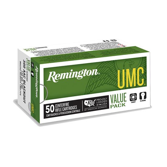 REM UMC 300BLK 150GR FMJ 50/8 — view 1