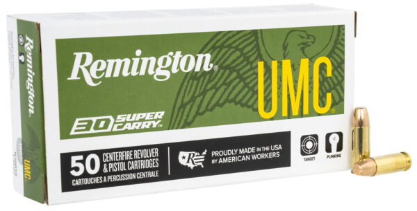 Remington Ammunition R20015 UMC  30SuperCarry 100gr Full Metal Jacket 50 Per Box/20 Case — view 1