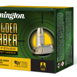 Remington Ammunition 27618 Golden Saber Defense 40S&W 180gr Brass Jacketed Hollow Point 20 Per Box/25 Case