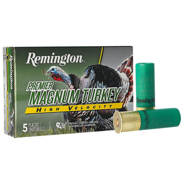 Remington Ammunition 28041 Premier Magnum Turkey High Velocity 12 Gauge 3.50" 2 oz 5 Shot 5 Per Box/ 20 Cs — view 1