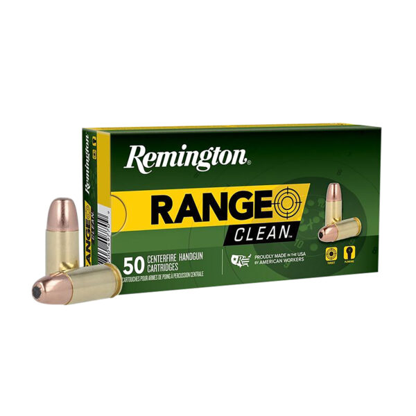 Remington Ammunition 27681 Range  9mmLuger 115gr Flat Nose Enclosed Base 50 Per Box/10 Case — view 1