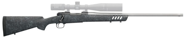 Winchester Guns 535232289 70 Coyote Light 6.5 Creedmoor 5+1 24" Black w/Gray Webbing Fixed Bell & Carlson w/Aluminum Bedding Stock Matte Blued Right Hand — view 1
