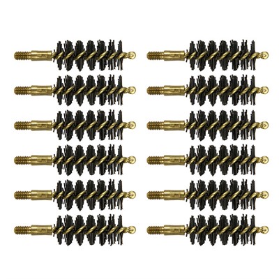 HEAVY WEIGHT BRUSH, NYLON, .50 CALIBER PISTOL, 12 PACK — view 1