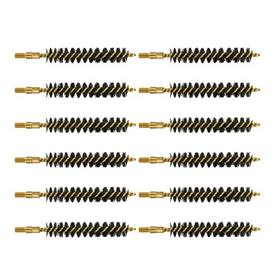 HEAVY WEIGHT NYLON RIFLE BRUSH 375 CALIBER 12 PACK — view 1