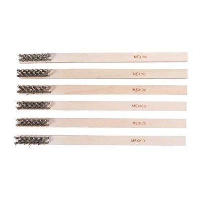 GUNSMITH HEAVY DUTY BRUSH, SS WIRE, STRAIGHT, 6 PACK — view 1