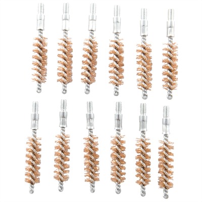 DOUBLE-TUFF BRONZE PISTOL BRUSH 35-38 CALIBER 12 PACK — view 1