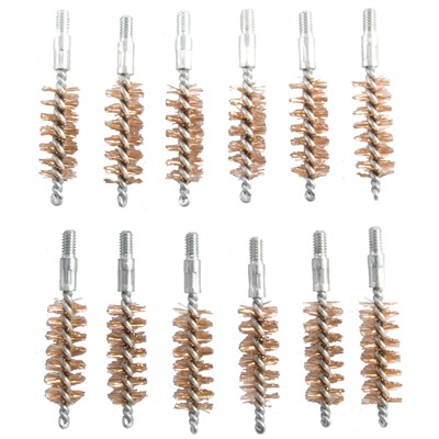 DOUBLE-TUFF BRONZE PISTOL BRUSH 10MM/40 CALIBER 12 PACK — view 1