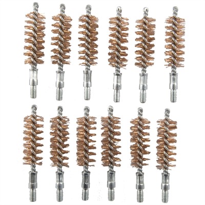 DOUBLE-TUFF BRONZE PISTOL BRUSH 44-45 CALIBER 12 PACK — view 1