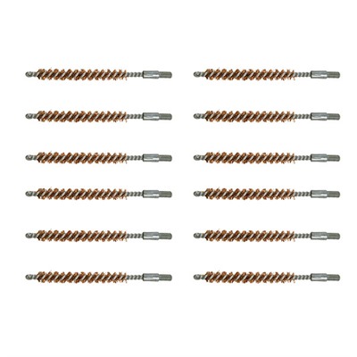 DOUBLE-TUFF BRONZE RIFLE BRUSH 6MM 12 PACK — view 1