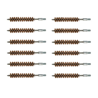 DOUBLE-TUFF BRONZE RIFLE BRUSH 35-38 CALIBER 12 PACK — view 1