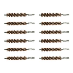 DOUBLE-TUFF BRONZE RIFLE BRUSH 375 CALIBER 12 PACK