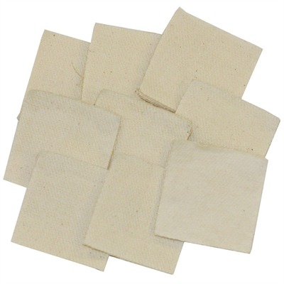 HEAVY DUTY SQUARE COTTON PATCHES, 1.75'', .338 CAL, 1000 PK — view 1