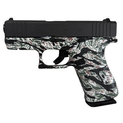 GLOCK 43X 9MM  W/FRONT RAIL BLACK US - TIGER CAMO — view 1