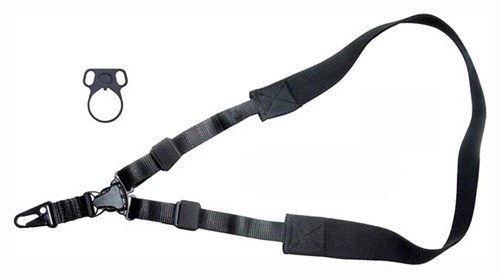 TOC TACTICAL SLING SINGLE - POINT W/ADAPTER BLACK — view 1