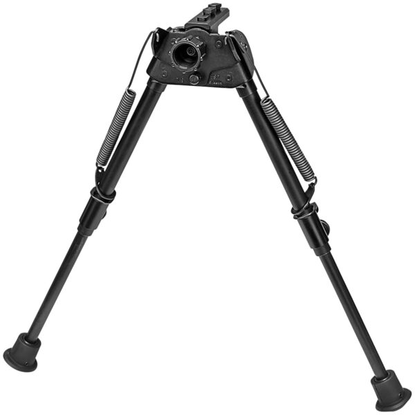 Harris Bipods S-LM-LOK Swivel L M-LOK, 9-13", Black Steel/Aluminum, Rubber Feet — view 1