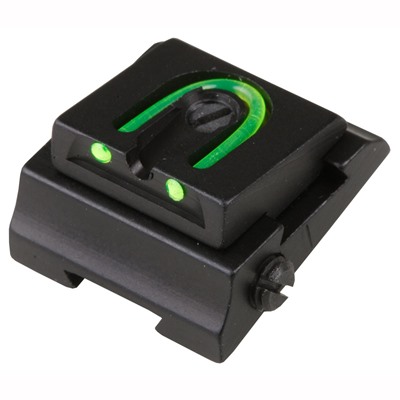 RIFLE  ADJUSTABLE FIBER OPTIC 3/16'' WGOS REAR SIGHT GREEN — view 1