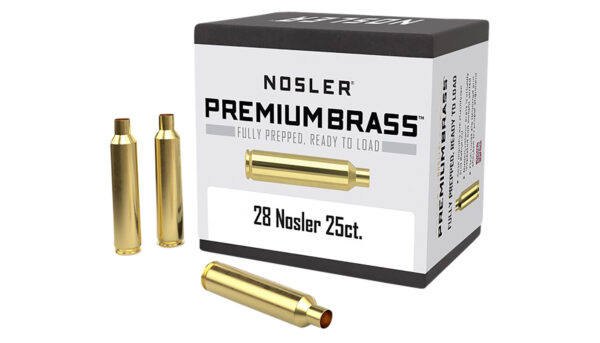 Nosler 10150 Premium Brass Unprimed Cases 28Nosler Rifle Brass 25/Box — view 1