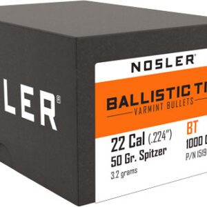 NOSLER BULLETS 22 CAL .224 - 50GR BALLISTIC TIP 1000CT — view 2