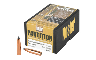 NOSLER 6.5MM 140GR SP PARTITION 50CT — view 1