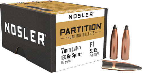 NOSLER BULLETS 7MM .284 - 150GR PARTITION 50CT — view 1