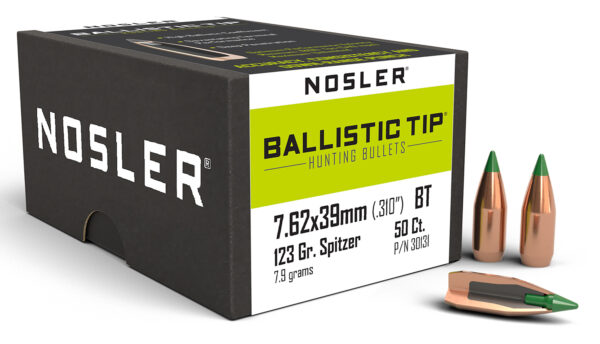 Nosler 30131 Ballistic Tip  7.62x39mm 123gr Spitzer Boat Tail 50/Box — view 1