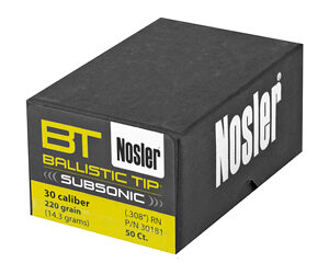 NOSLER 30 CAL 220GR 50CT — view 3
